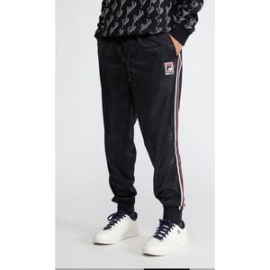 Fila Ridd Black Track Pants Italia Size LargeEclectic grandpa Blokecore‎